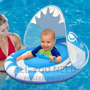 Babies Swimway Floaty With Canopy Enjoy With Your Baby