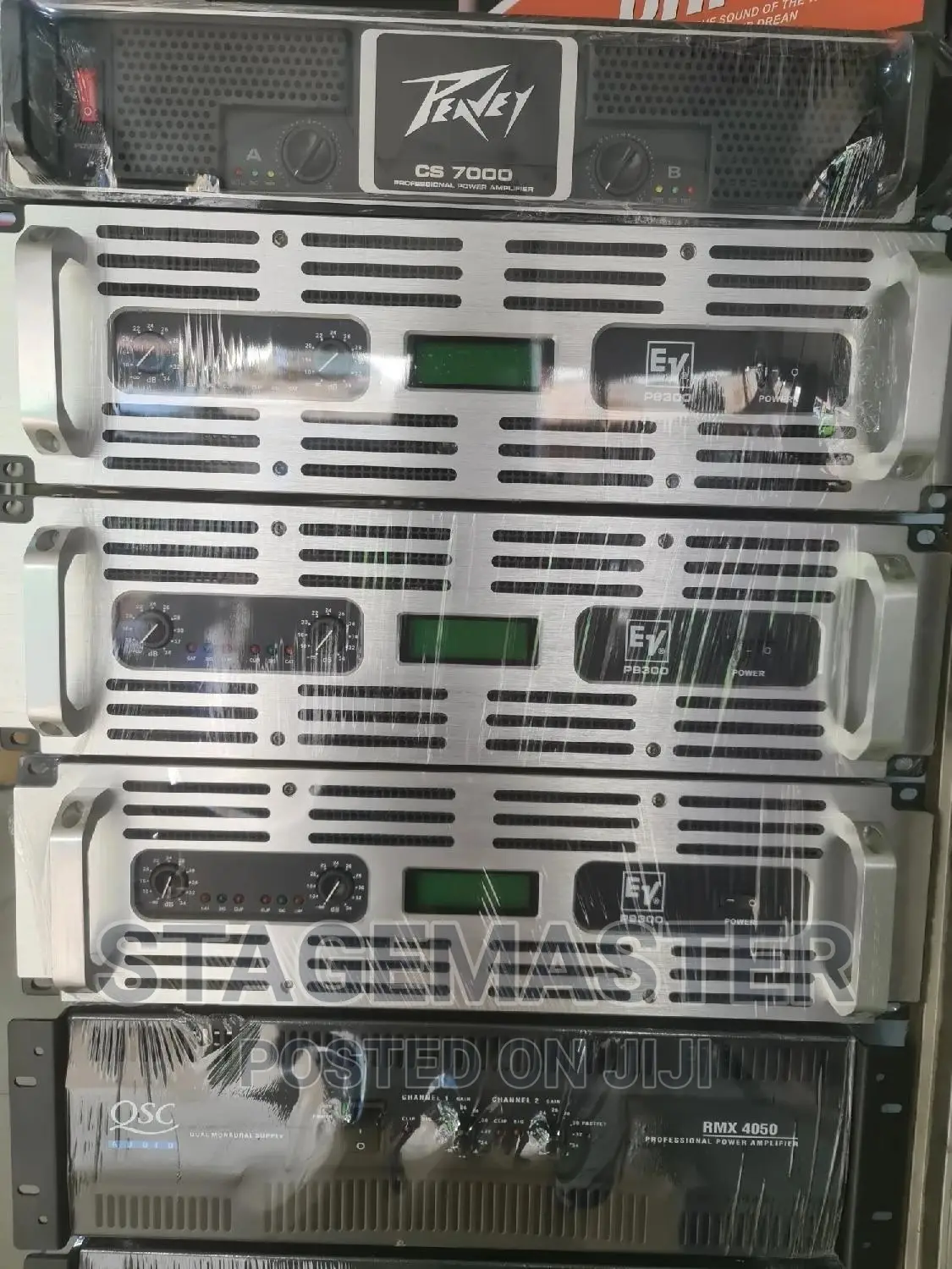 Amplifiers for Bass Speakers (EV, PEVEY, QSC)