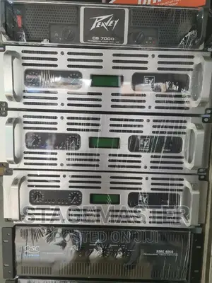 Amplifiers for Bass Speakers (EV, PEVEY, QSC)