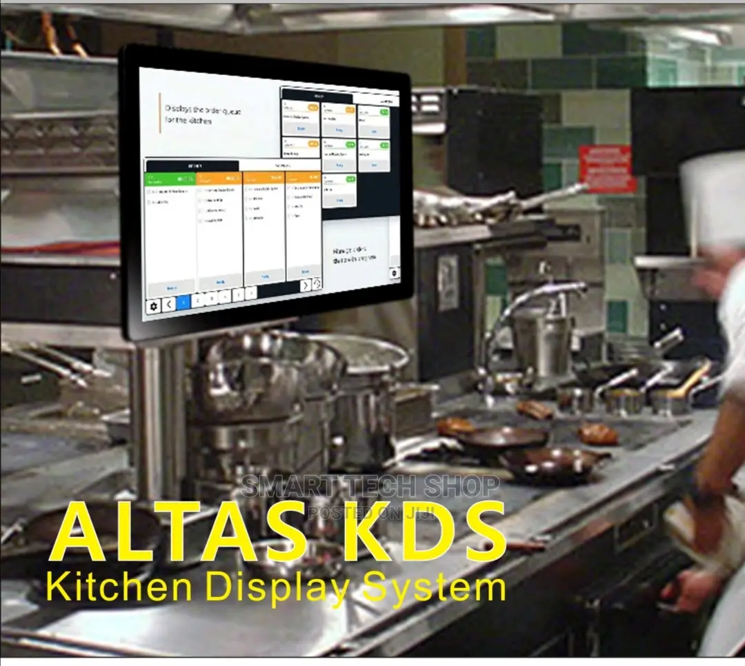 Touch Screen Kitchen Display System for Restaurants