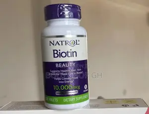 NATROL BIOTIN-10,000 MCG (100 Pills ) for Hair Growth