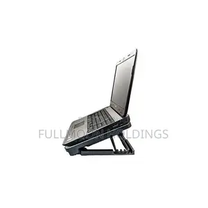 Laptop Cooling Pad Stand With 2 Fans - Black