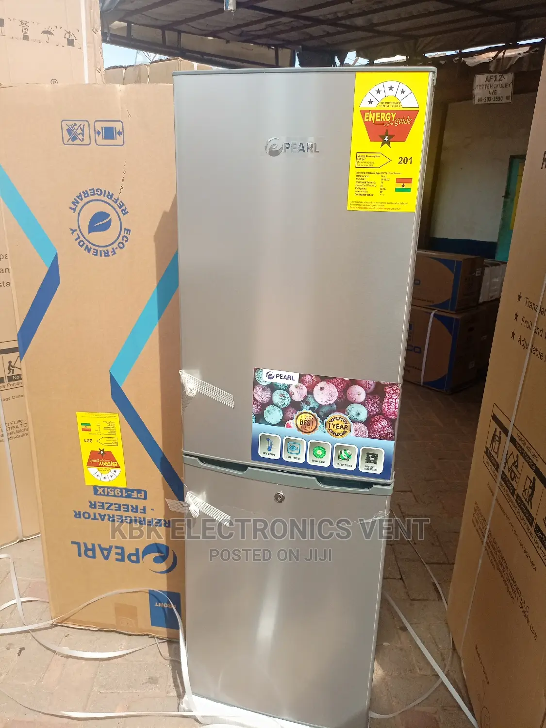 Pearl Pf195(140ltr) Double Door Refrigerator