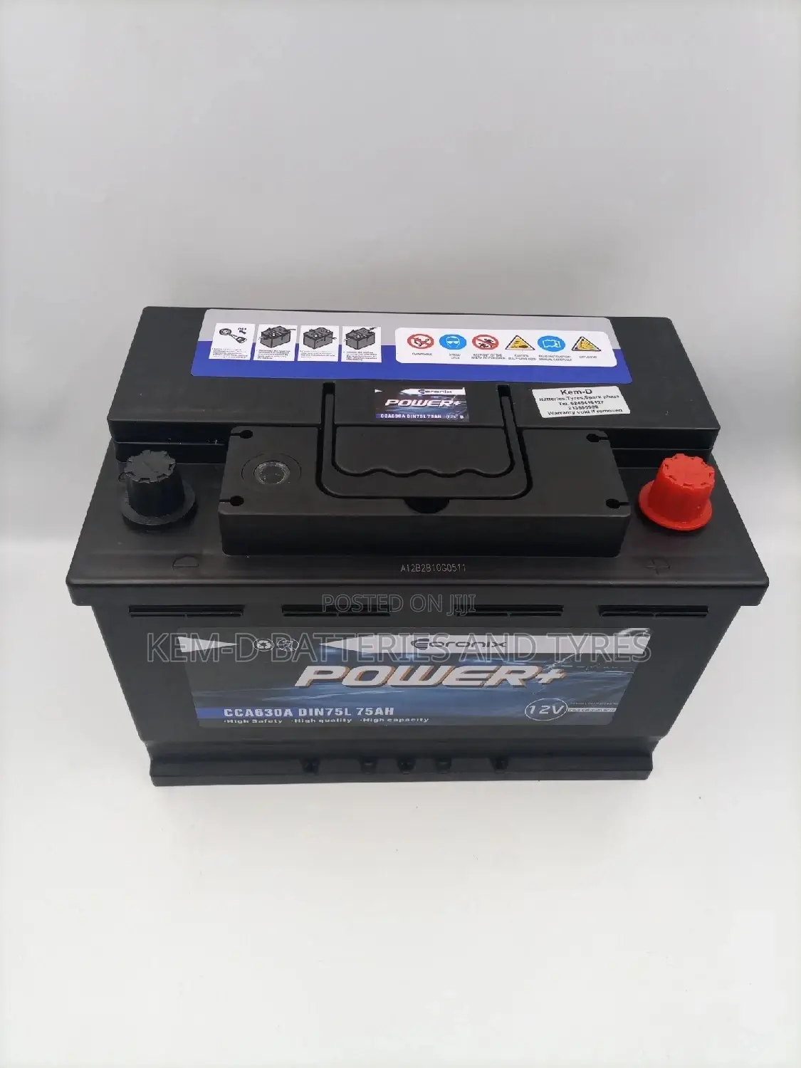 75ah Coronix Power 12 Volts 15 Plates - Free Delivery