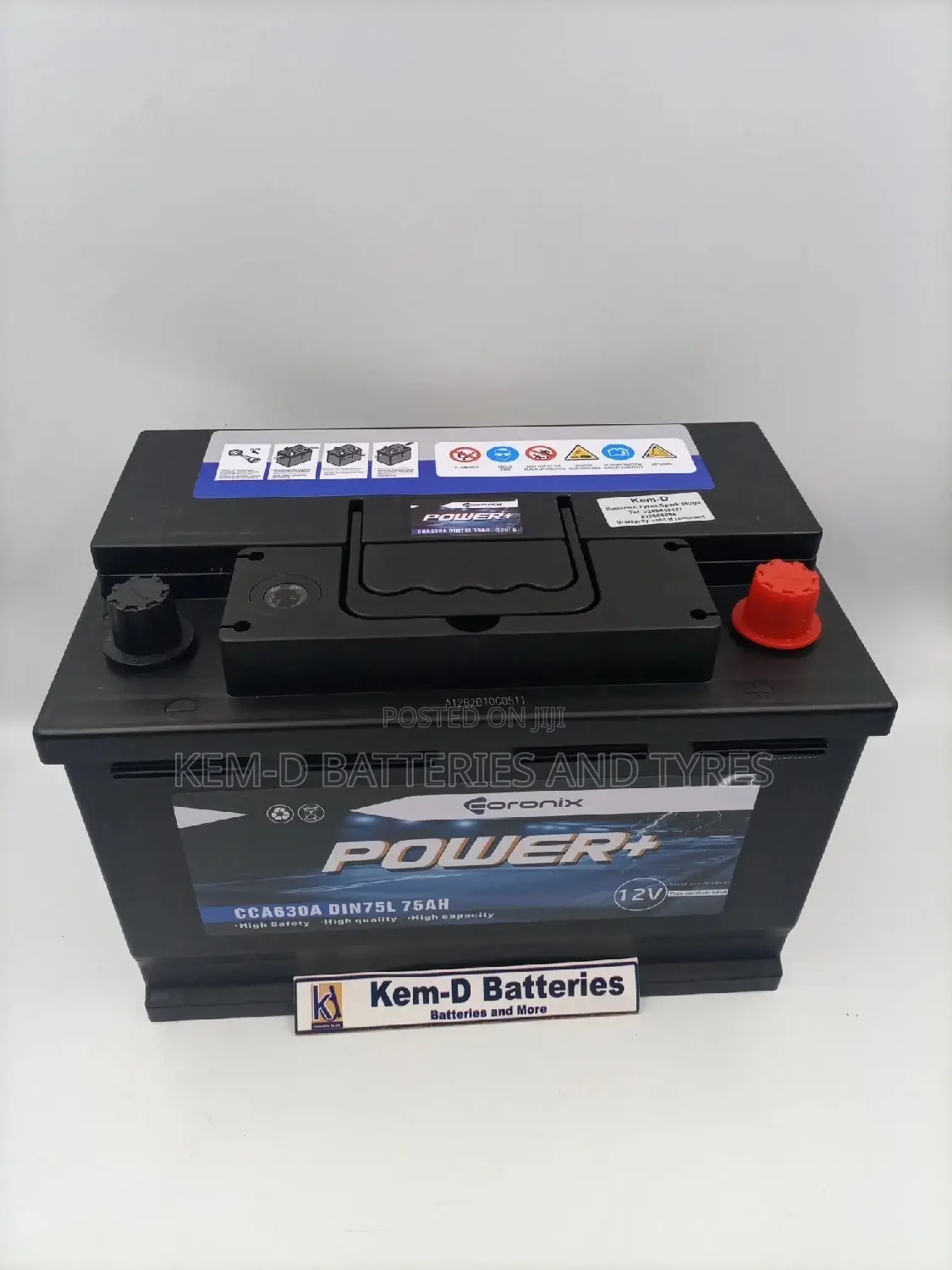 75ah Coronix Power 12 Volts 15 Plates - Free Delivery