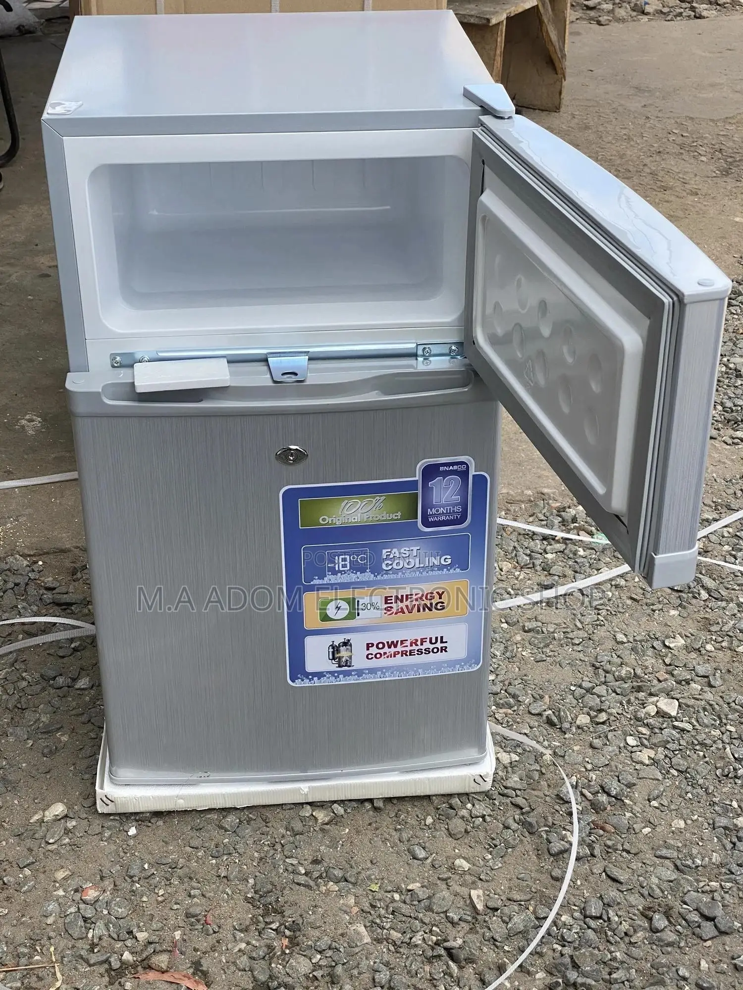Nasco Double Door Table Top Fridge