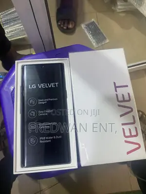 New LG Velvet 128 GB Black