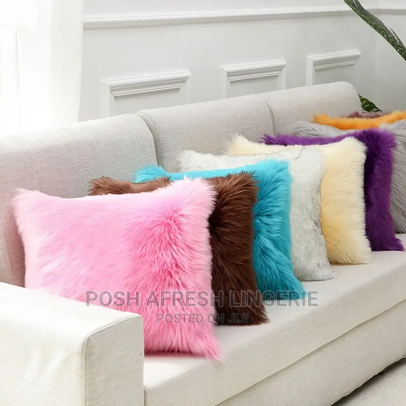Fluffy Pillows Throw/ Armrest/ Fur
