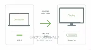 Usb-C to Display Port Cable Type-C to Dp Plugable at 400hz in Stock