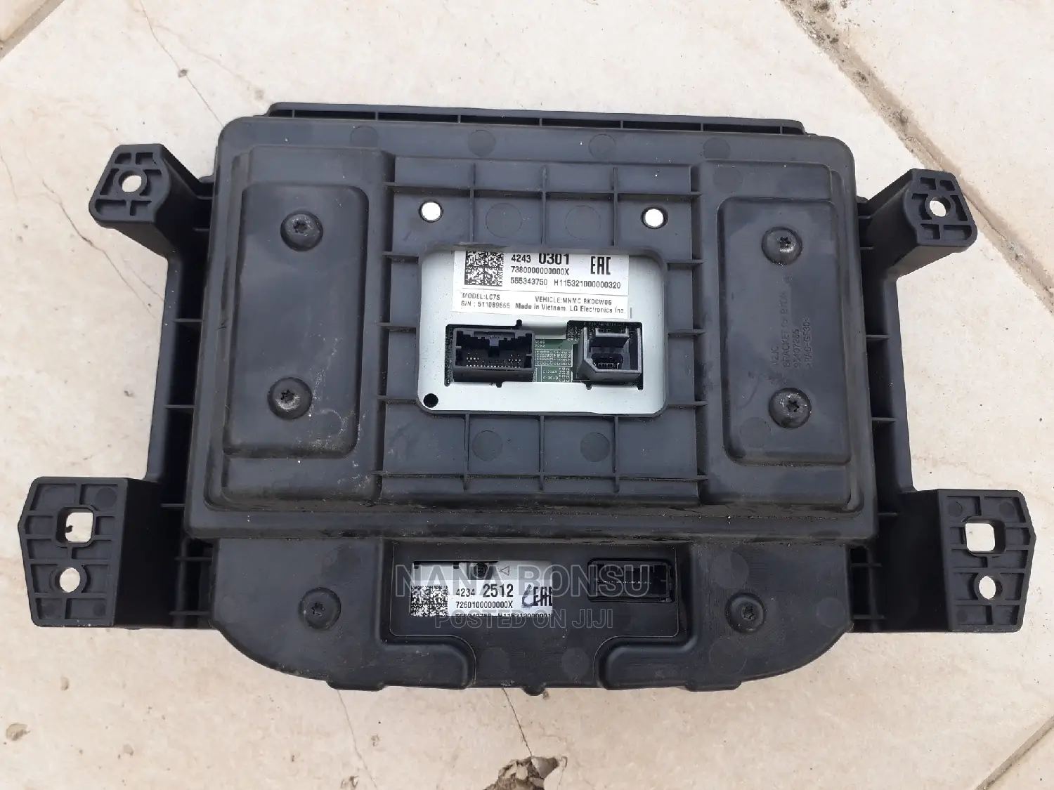 2016 to 2018 Chevrolet Spark Touchscreen Audio System