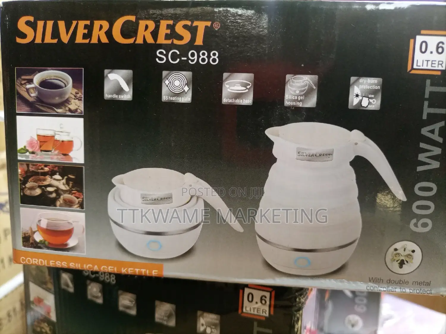 Silver Crest Foldable Kettle