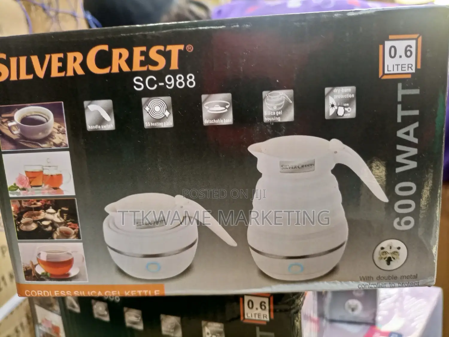 Silver Crest Foldable Kettle