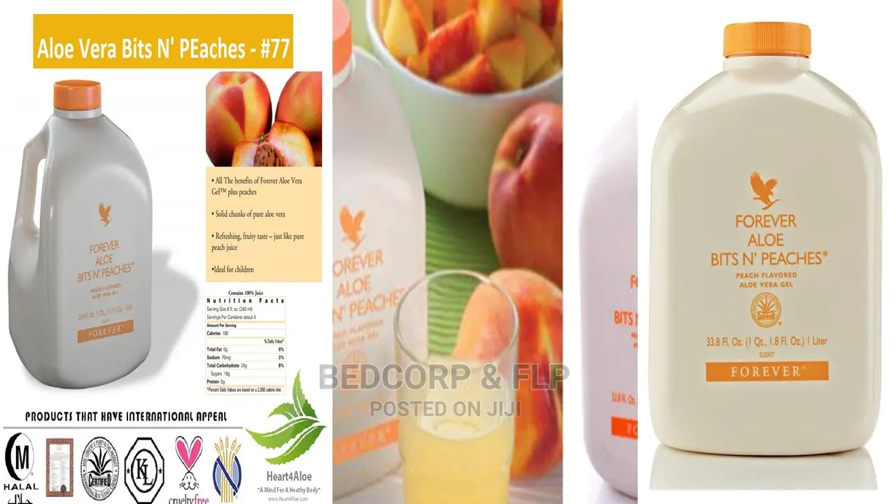 Aloe Vera Bits and Peaches