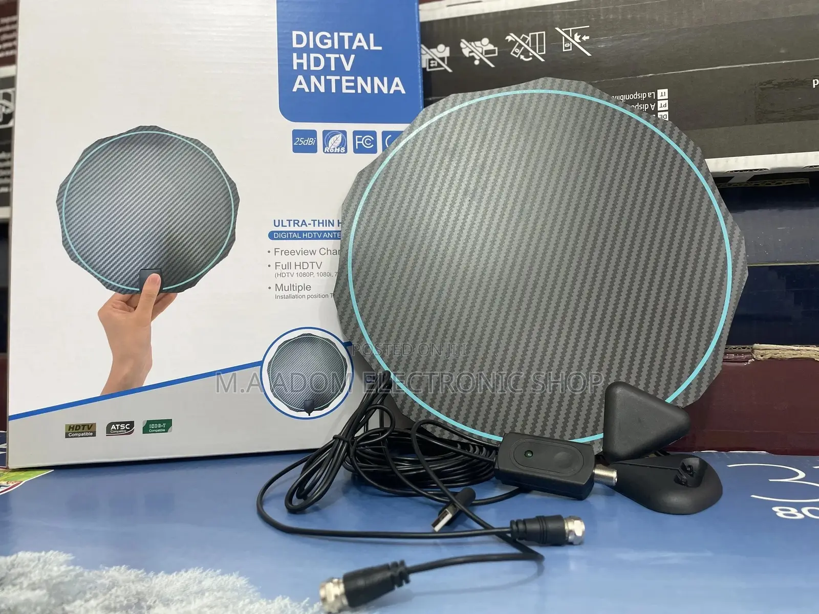 Full HD Indoor Antenna With Indoor Booster