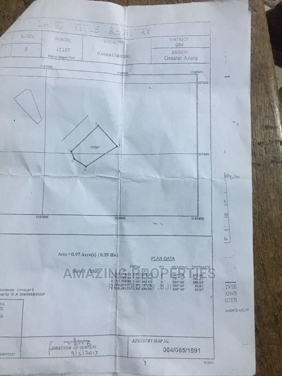 6 Plots of Land for Sale at Kwashieman