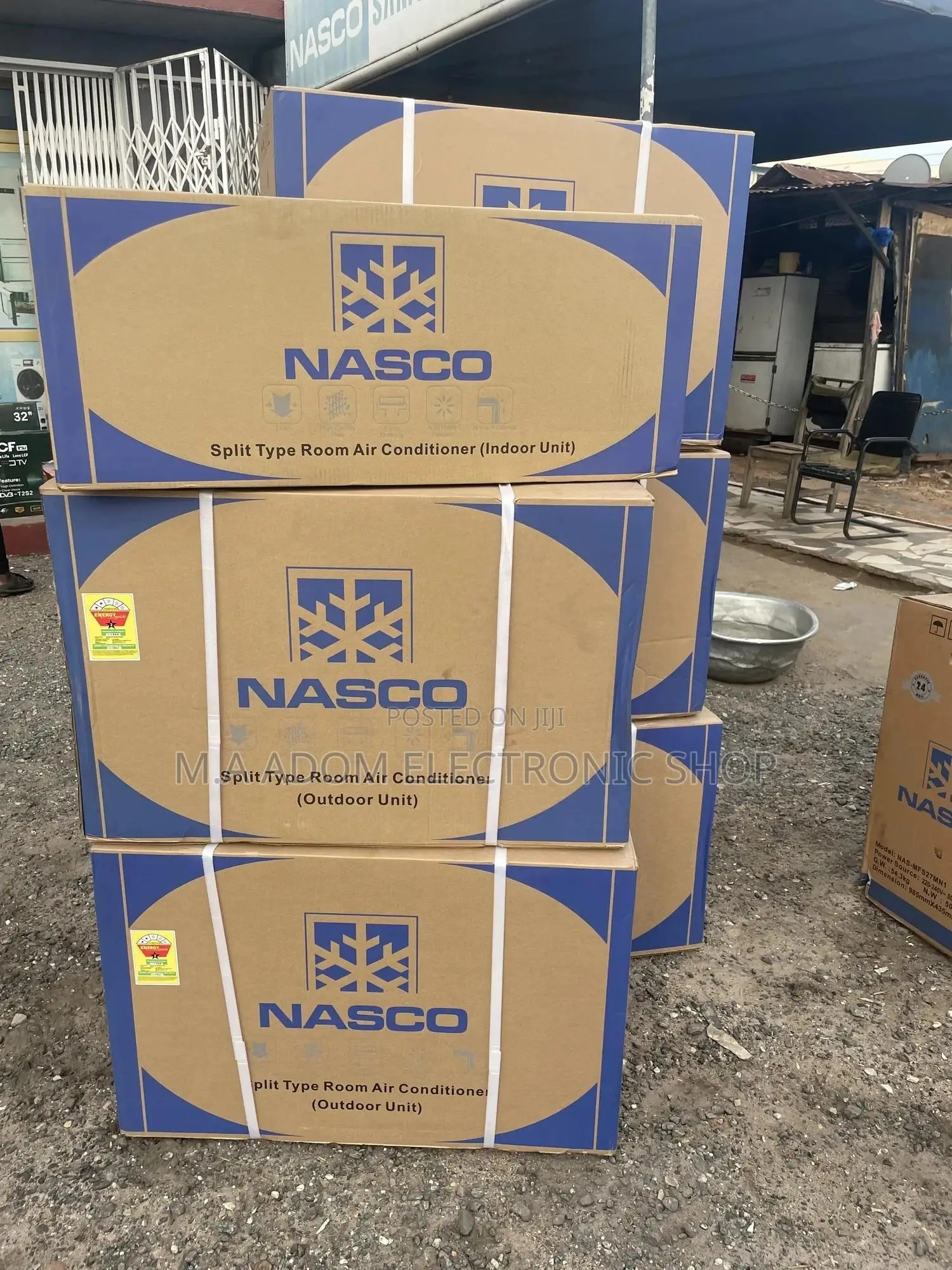 Nasco 1.5 Hp Split AC With Mirror Finishing