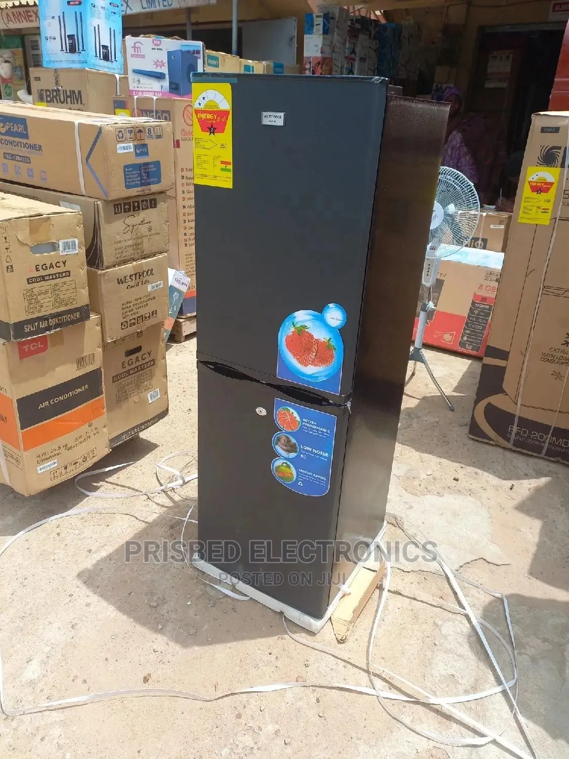 Westpool Quality Double Door Fridge 146 Litres