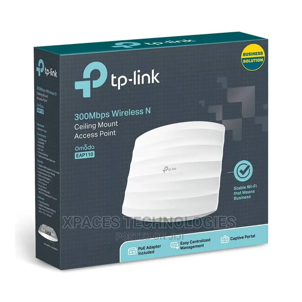 Tp-Link Eap110 Ceiling Mounted Wifi 4 Access Point