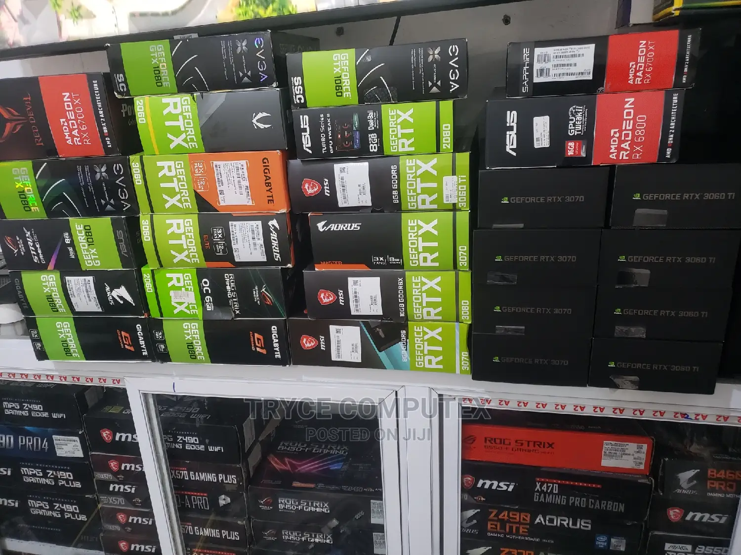 Nvidia Geforce RTX Graphic Card and AMD RX Graphic Cards