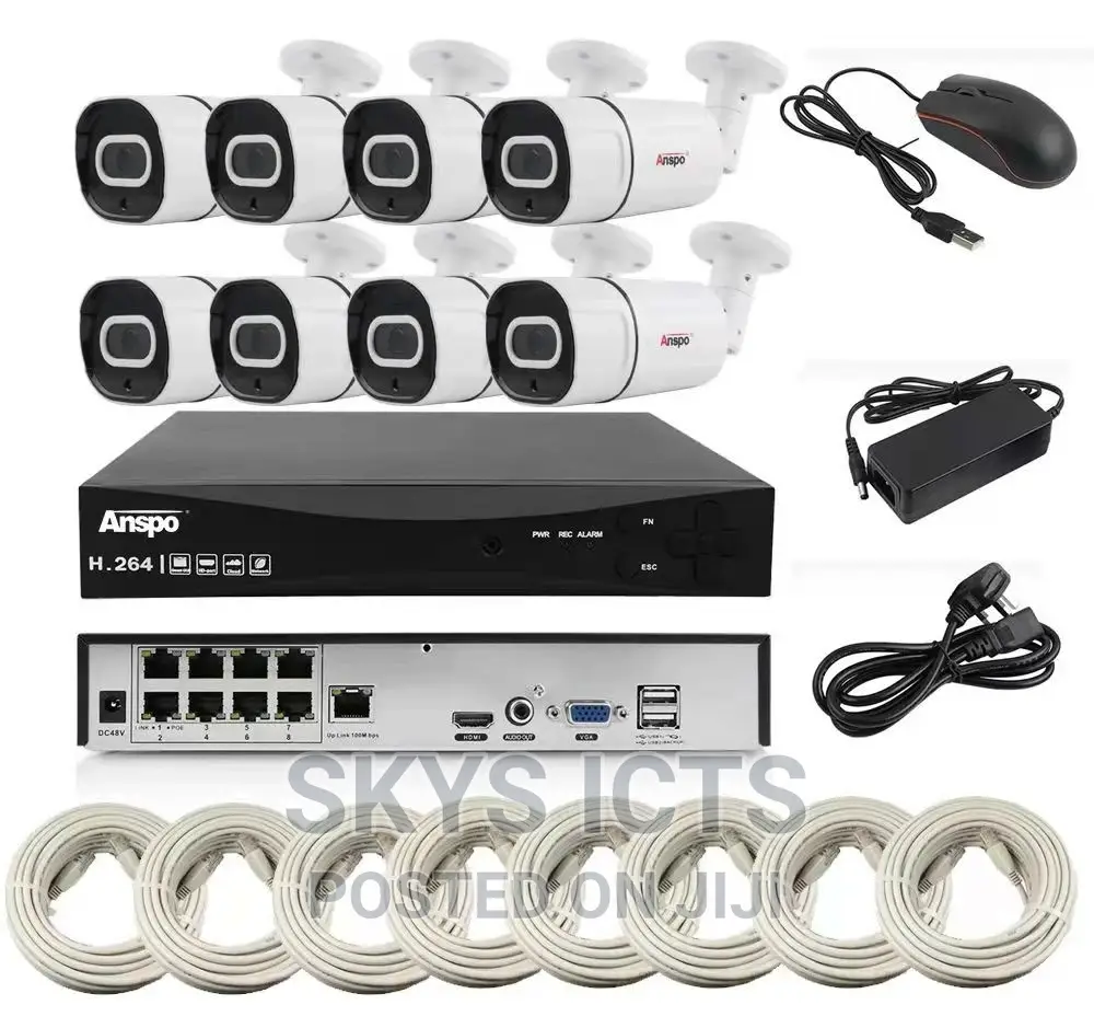 4mp 8 Channel Ip CCTV Kit