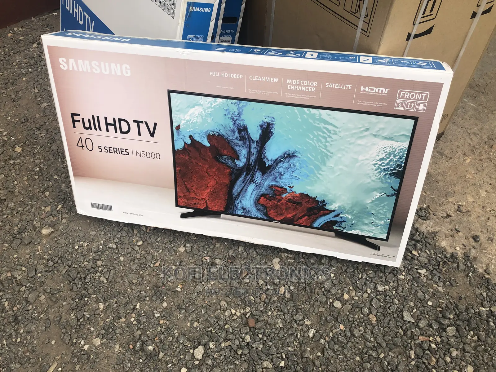 Wall Mountable Digital Satellite Samsung 40inches TV