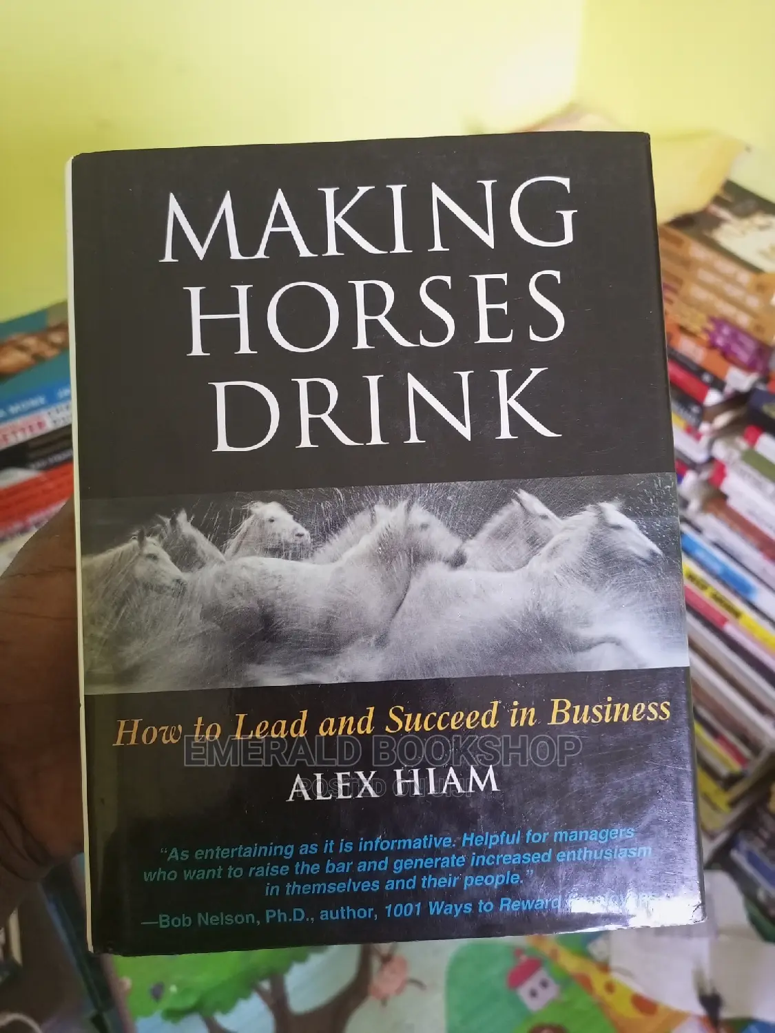 Making Horse Drink Old Book