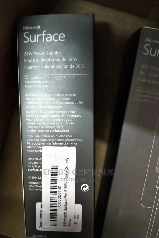 Microsoft Surface Pro 3,4,5,6 7 Charger 36wat New Original