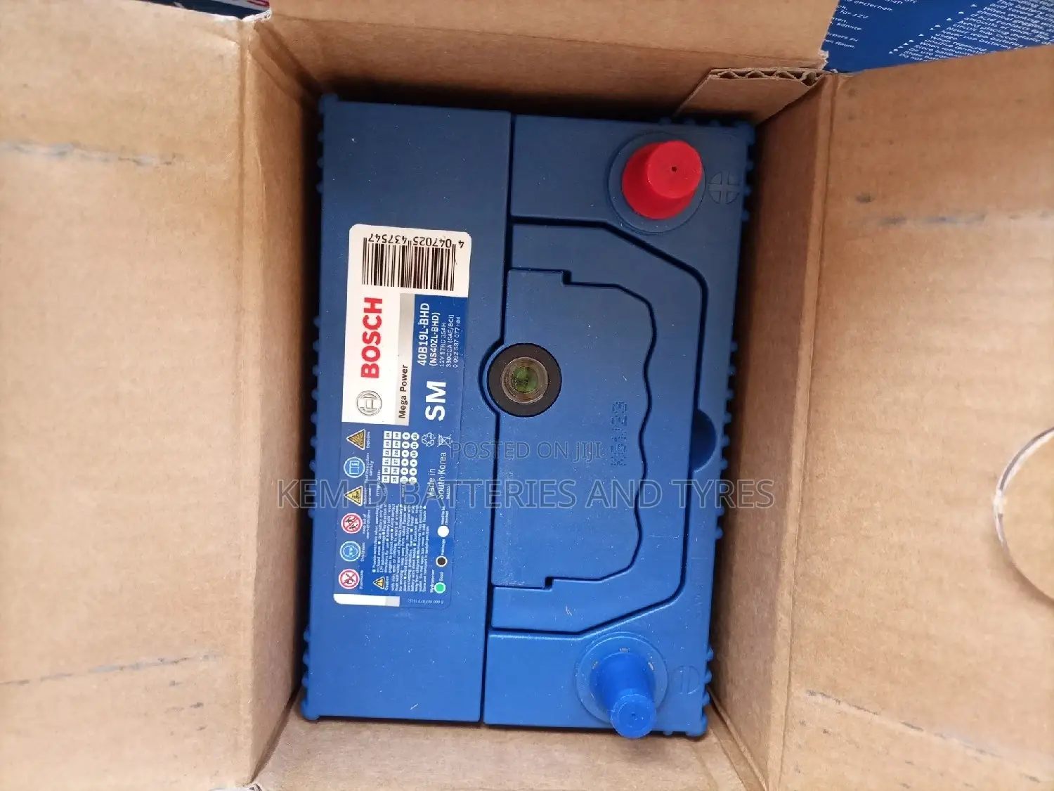 Bosch Battery For Small Cars - Kia Morning Picanto Matiz I10