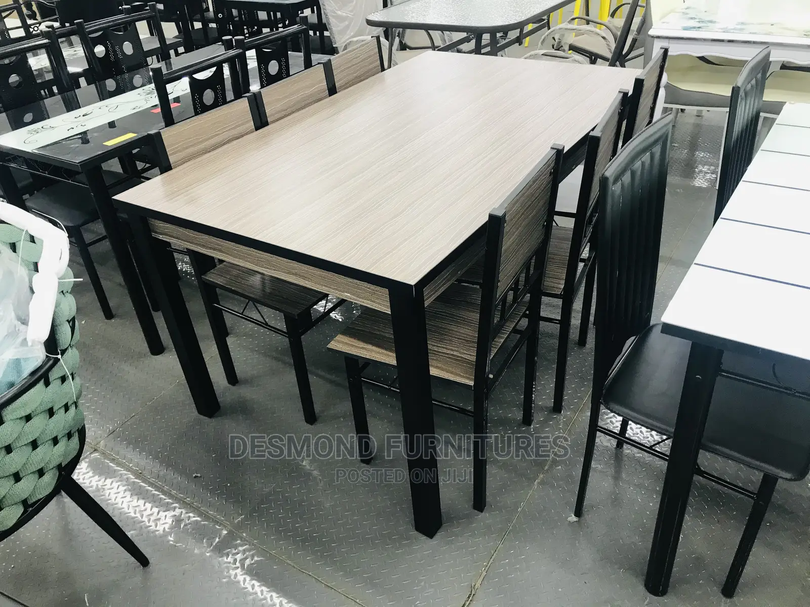 Dining Table With 6 Chairs ( Wooden )