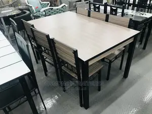 Dining Table With 6 Chairs ( Wooden )