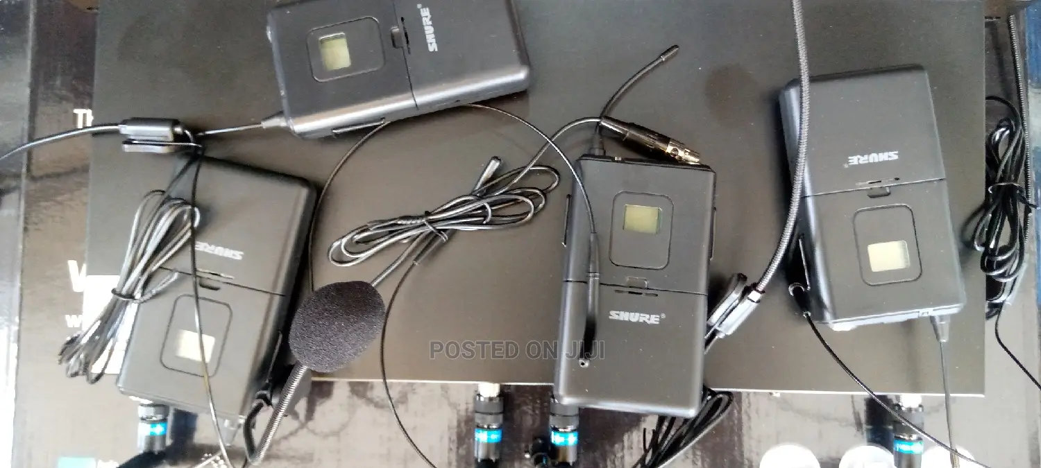 Shure Lapel 4 in 1 Wireless Mic in Accra Metropolitan Audio & Music Equipment, Msdrum Consult