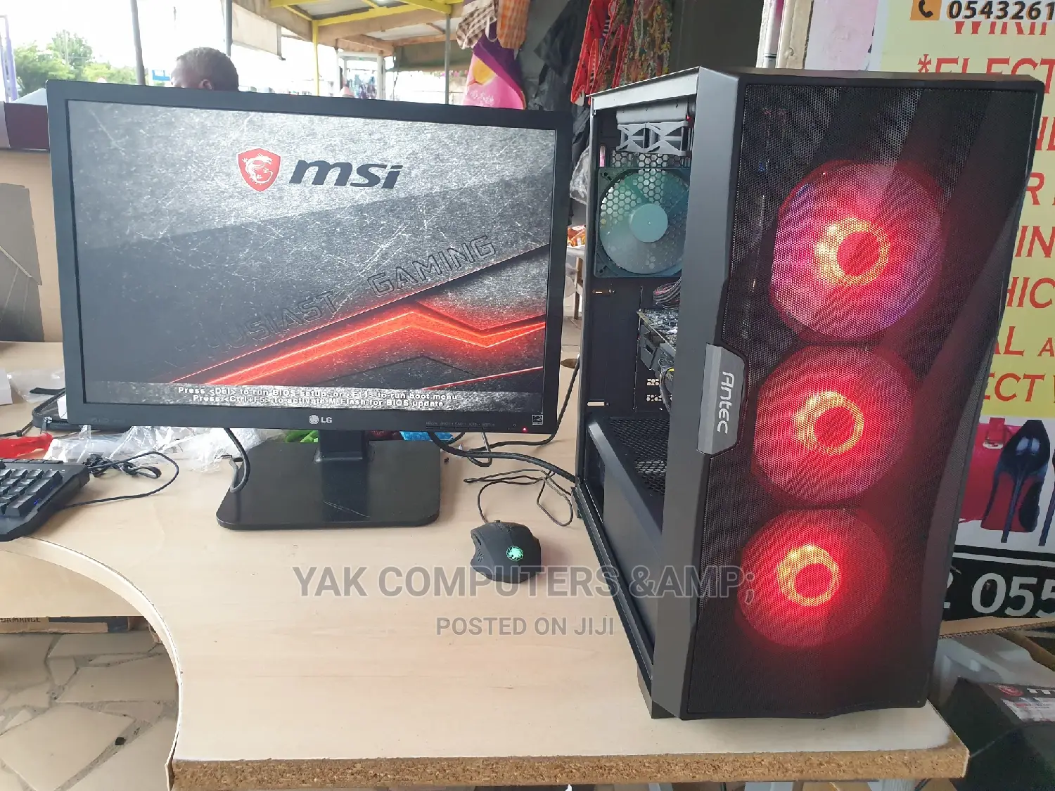 New Desktop Computer MSI Model 32GB Intel Core I7 SSD 512GB