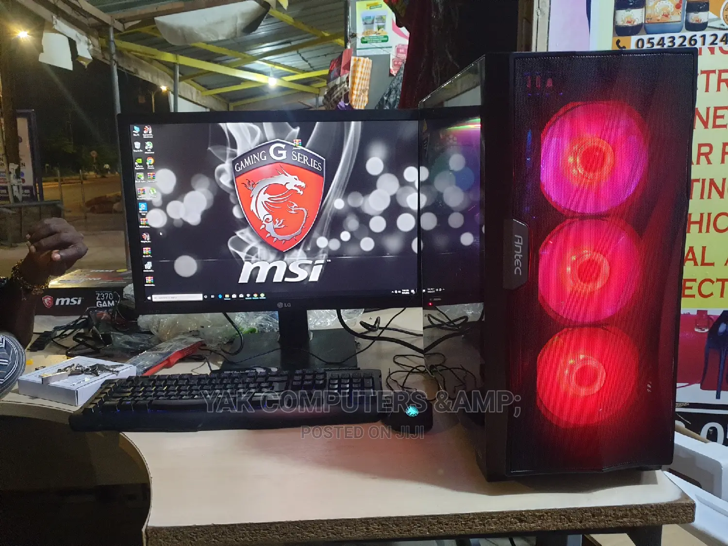 New Desktop Computer MSI Model 32GB Intel Core I7 SSD 512GB