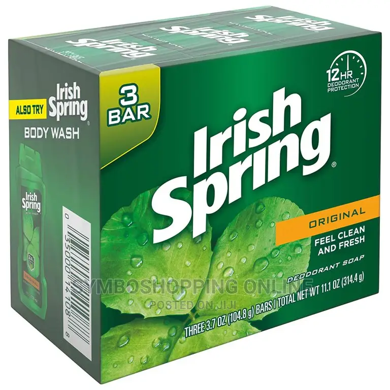 Irish Spring Deodorant Soap - 3 Bars