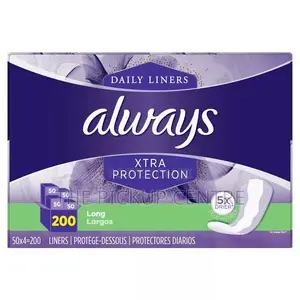 Always Anti-Bunch Xtra Protection Daily Liners,Long (50pcs)