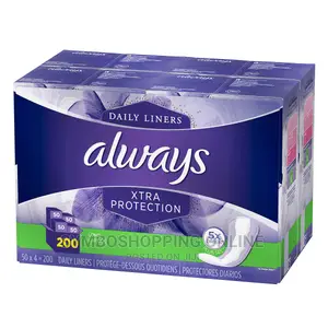Always Anti-Bunch Xtra Protection Daily Liners,Long (50pcs)