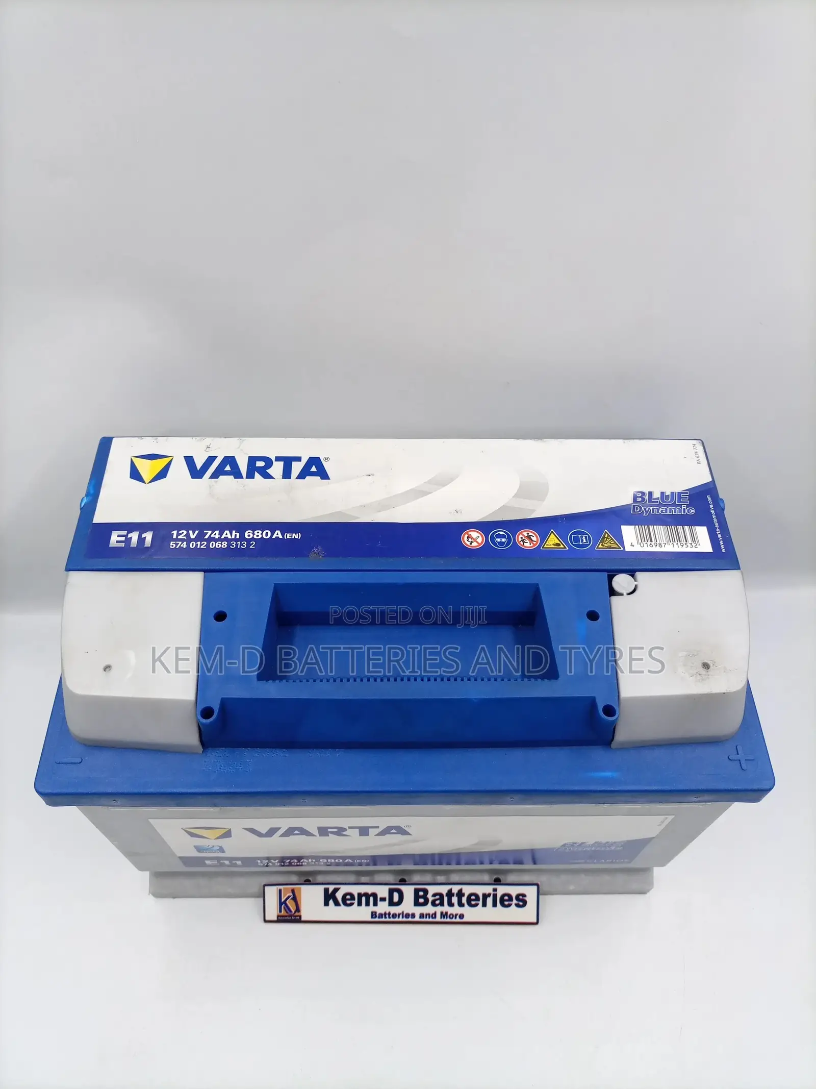 Original Varta Battery From Spain - 12V 74ah Batteries