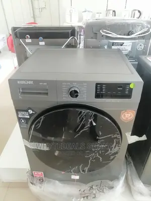 Front Load Fully Auto 9kg Bruhm Washing Machine Inverter