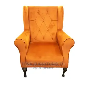 Sofa( 1 Seater Orange )Orangee