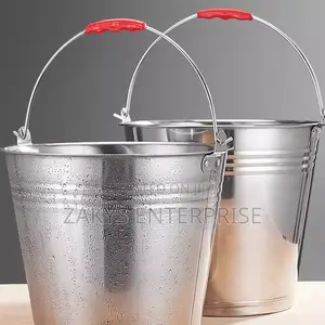 Stainless Steel Bucket With Cover