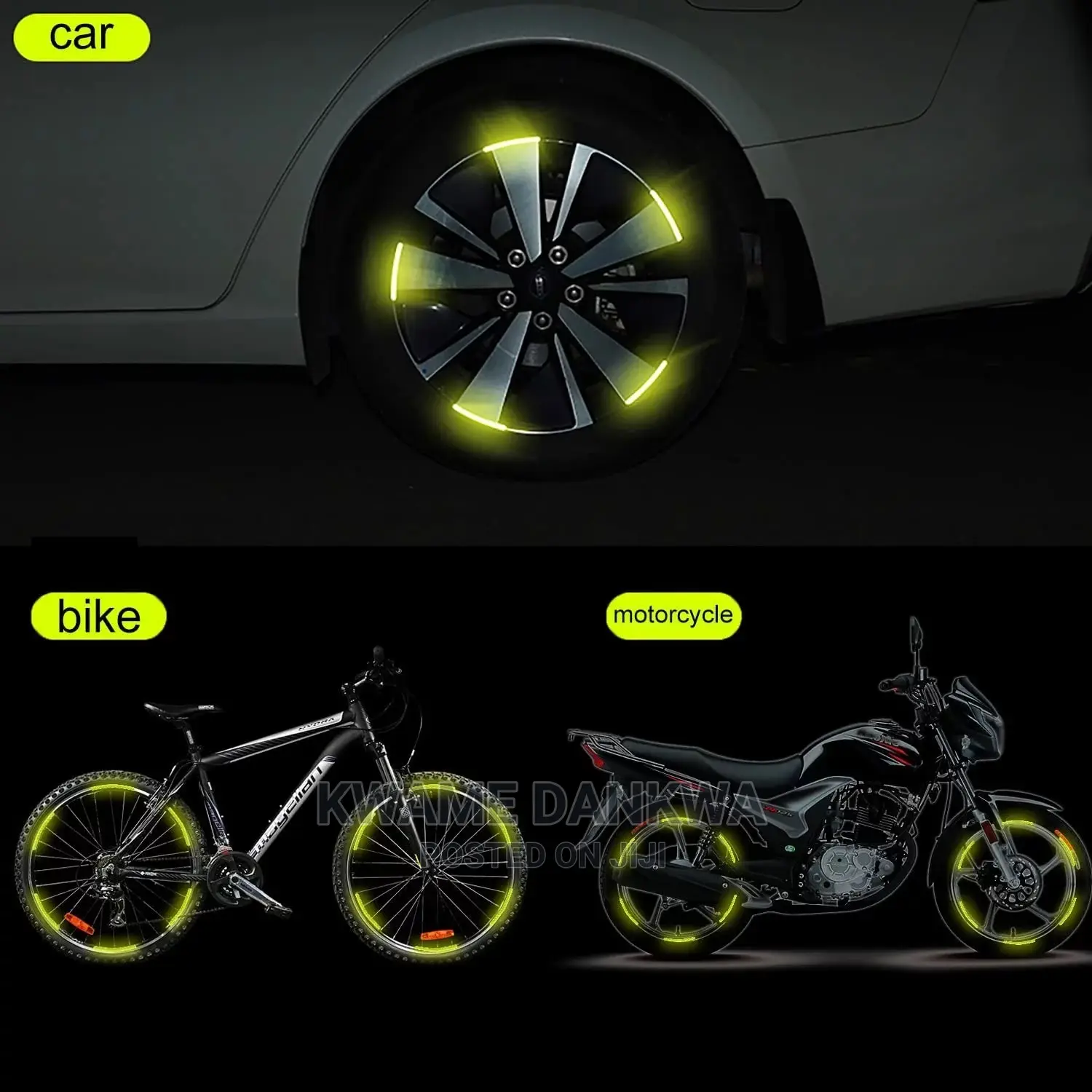 Reflective Car Rim Stickers