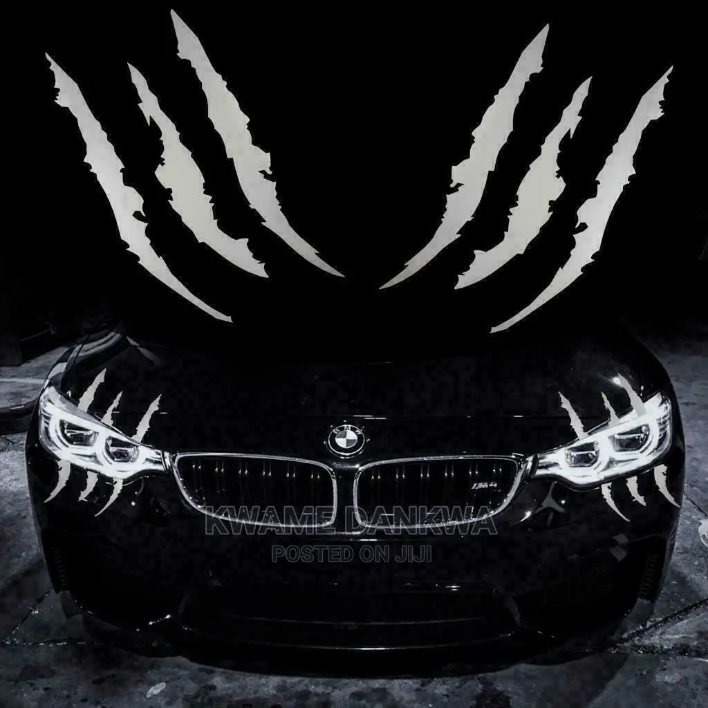 Monster Claw Scratch Decal Sticker (1x)