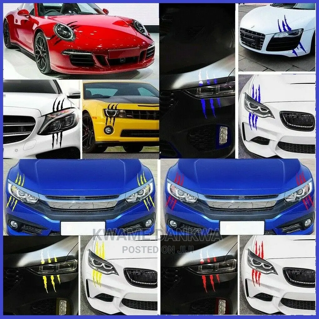 Monster Claw Scratch Decal Sticker (1x)
