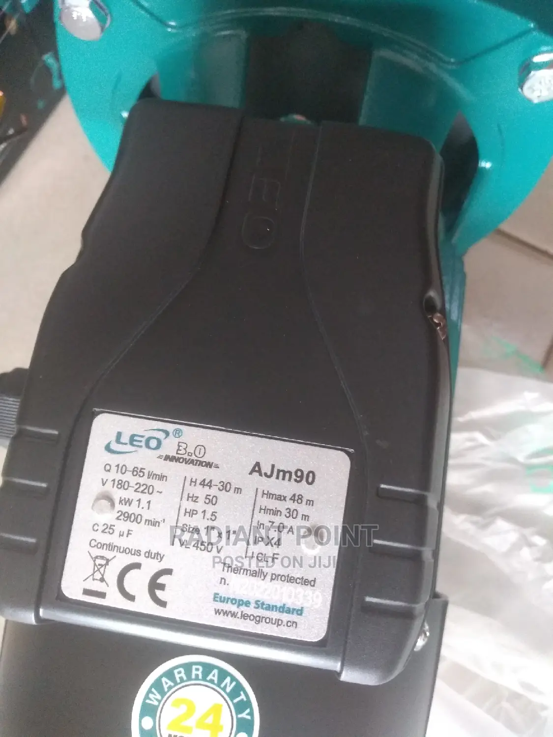 Leo 1.5hp Water Pump