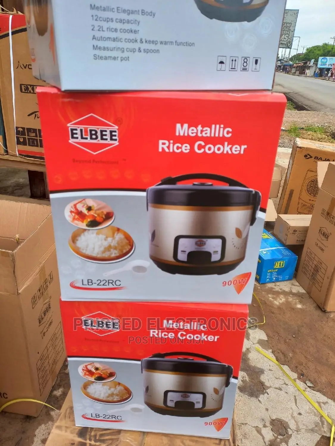 ^Elbee Durable Rice Cooker 2.2 Litres
