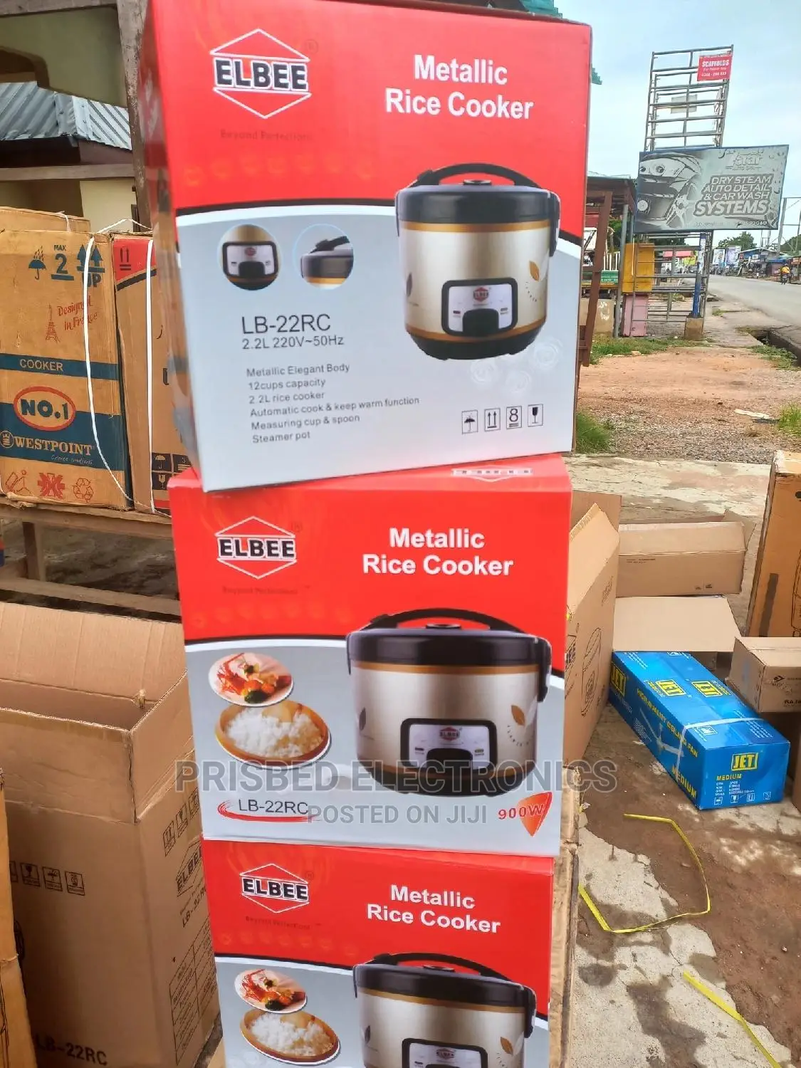 ^Elbee Durable Rice Cooker 2.2 Litres