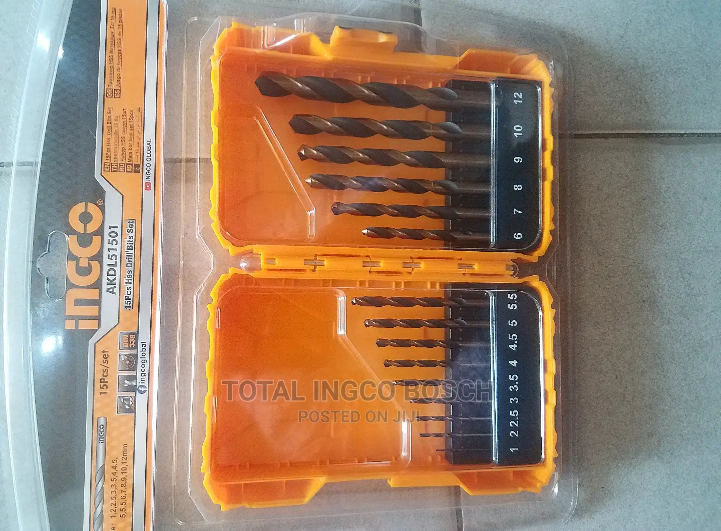 Ingco Metal Drill Bits(15pcs)