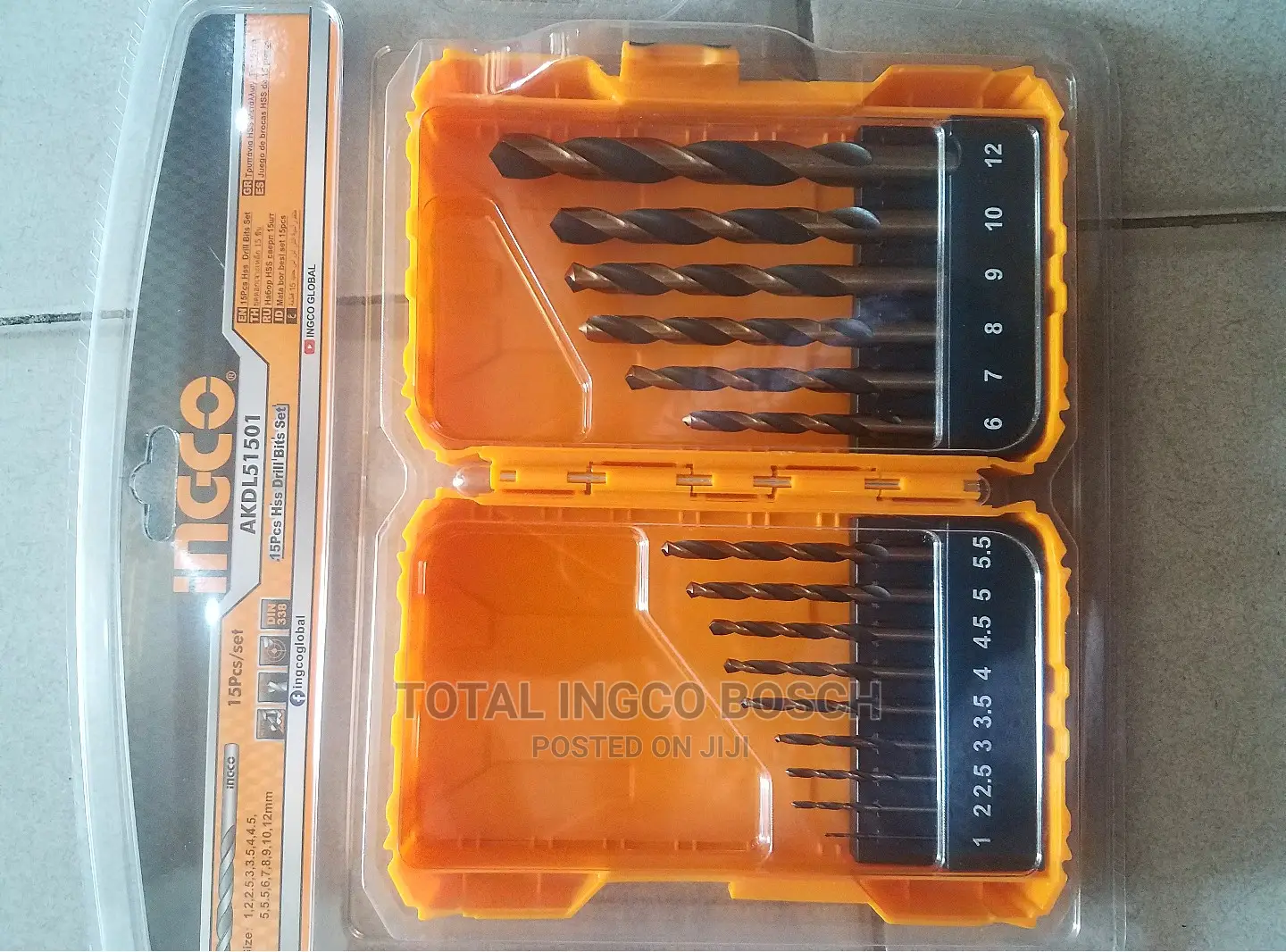 Ingco Metal Drill Bits(15pcs)