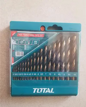 Total HSS Twist Drill Bit Set