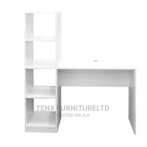 Computer Desk With (Tower Shelf 4 Tier)